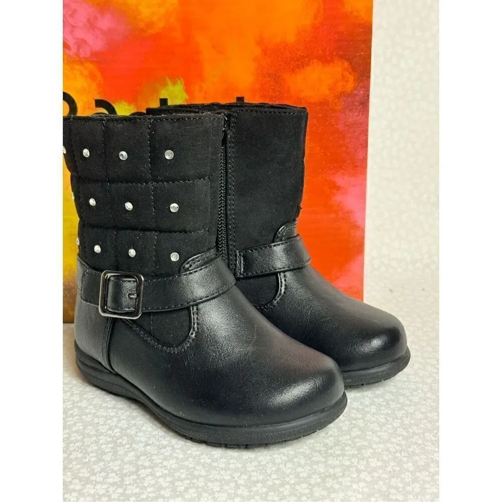 RACHEL SHOES Toddler Girls SIZE 5 CAMILLA Boots in BLACK